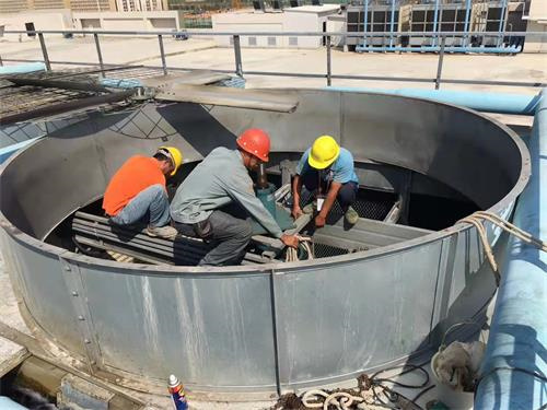 冷卻塔風機運行時應該注意哪些調整工作,冷卻塔風機減速機結構圖